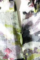 Thumbnail for your product : Michael Van Der Ham NWT Watercolor Organza Chiffon Cutout Maxi Dress Sz 8 $2415