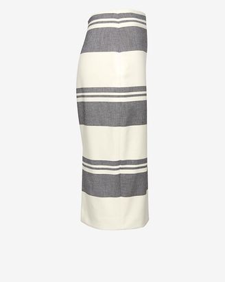 Elizabeth and James Aisling Striped Pencil Skirt
