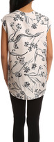 Thumbnail for your product : 3.1 Phillip Lim Floral Print Soft Draped Sleeveless Blouse