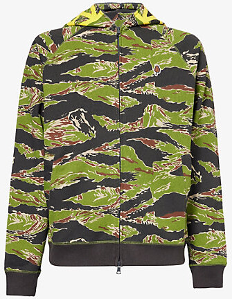 ICECREAM Mens Camouflage Print Hooded Cotton Hoody Xs