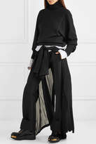 Thumbnail for your product : Rokh Wool-blend Straight-leg Pants