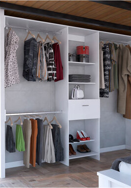 Ebern Designs 150 Closet System British Bedroom