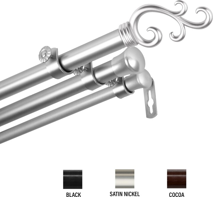 InStyleDesign Sway Triple Curtain Rod 13/16 inch dia. ShopStyle