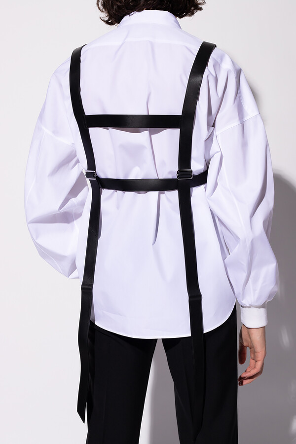 Alexander McQueen Leather Harness Men's Black - ShopStyle Belts