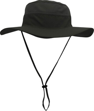 Home Prefer Men's Sun Hat UPF 50+ Wide Brim Bucket Hat Windproof Fishing  Hats - ShopStyle