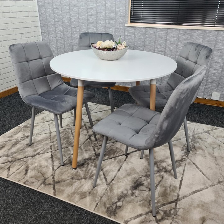 KOSY KOALA Dining Table Set with 4 Chairs Dining Room and Kitchen table