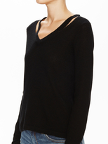 Thumbnail for your product : Cashmere Cut Out V-Neck Sweater