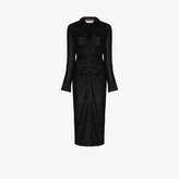 Thumbnail for your product : Rotate by Birger Christensen Simone ruched midi dress