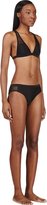 Thumbnail for your product : Alexander Wang T by Black Mesh Combo Swim Bottoms