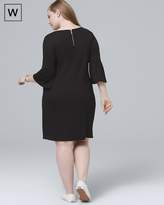 Thumbnail for your product : Whbm Plus Bell-Sleeve Black Shift Dress