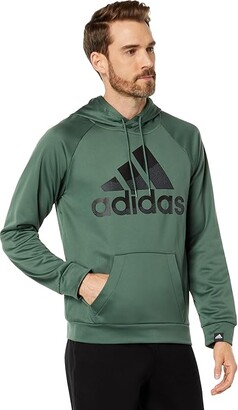 adidas Game Go Big Logo Pullover Hoodie (Green Oxide/Green Oxide) Men's  Clothing - ShopStyle