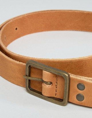 Minimum Leather Belt in Tan