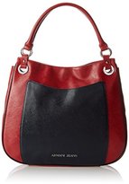 Thumbnail for your product : Armani Jeans Shiny Saffiano Shoulder Bag