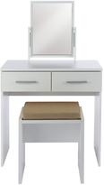 Thumbnail for your product : Tottenham Hotspur Prague High Gloss Dressing Table, Stool and Mirror Set