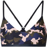 Thumbnail for your product : The Upside Zoe Camouflage-print Stretch Sports Bra