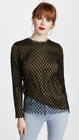 Thumbnail for your product : Marques Almeida Jersey Net Long Sleeve Top