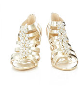 Thumbnail for your product : Wallis Gold Caged Sandal