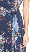 Thumbnail for your product : Charles Henry Floral Sleeveless Wrap Dress