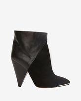 Thumbnail for your product : IRO Exclusive Keira Leather/Suede Booties: Black