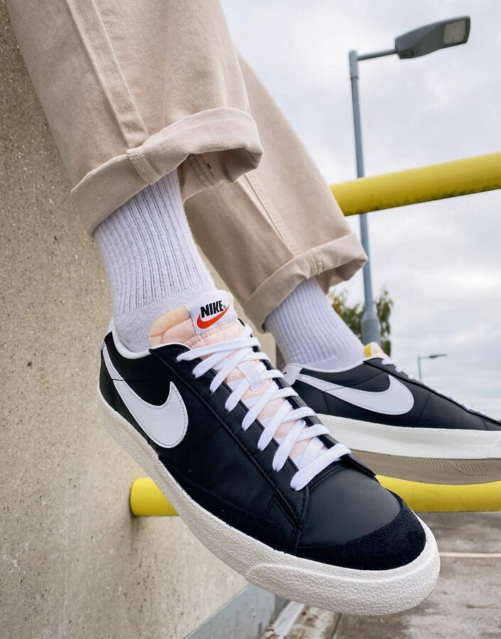 nike blazer vintage low black