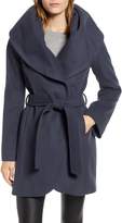 Thumbnail for your product : Tahari Wool Blend Belted Wrap Coat