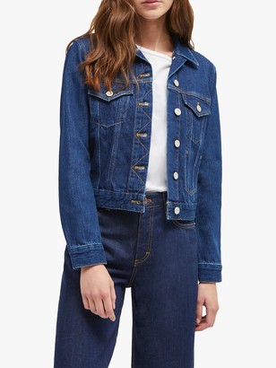 oasis nancy denim jacket light wash