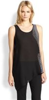 Thumbnail for your product : Eileen Fisher Silk Crepe Shell