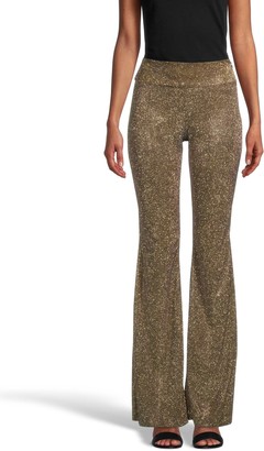 gold sparkle pants