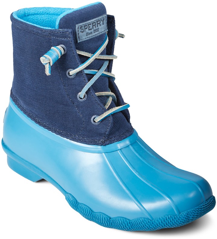 sperry saltwater waterproof rain boot