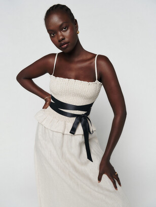 Reformation Miles Linen Dress - ShopStyle