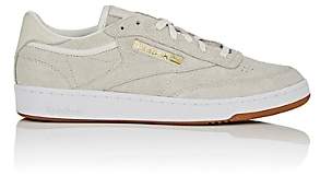 Reebok Women's BNY Sole Series: Women's Club C 85 Suede Sneakers - White