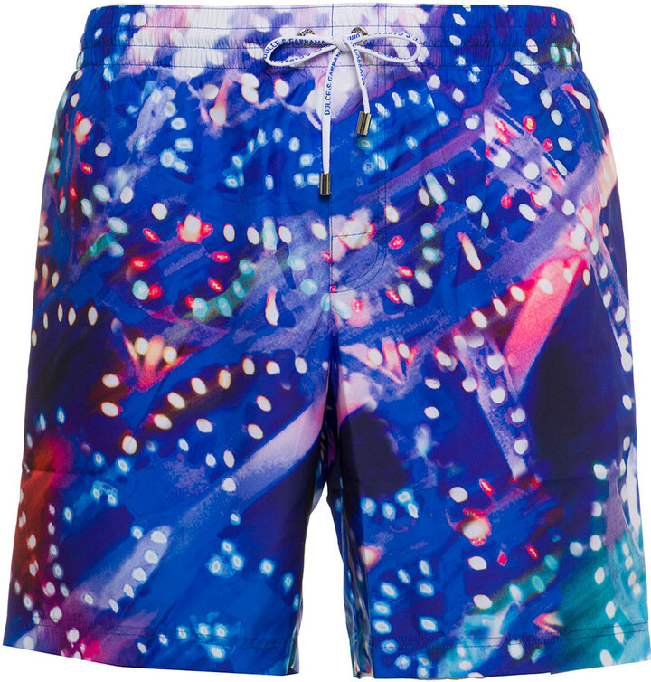 Dolce & Gabbana Synthetic Logo Print Swim Shorts for Men Save 23% Mens Clothing Beachwear Boardshorts and swim shorts 