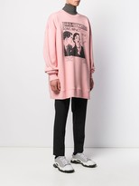 Thumbnail for your product : McQ Swallow Oversized Comic Print Hoodie