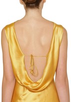 Thumbnail for your product : Alberta Ferretti Long Silk Satin Dress