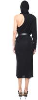 Thumbnail for your product : Versace Headgear One-shoulder Cady Dress