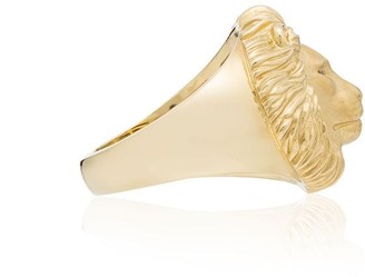 Kimberly 18kt Yellow Gold Lion Head Diamond Ring