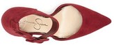 Thumbnail for your product : Jessica Simpson 'Cayna' Suede D'Orsay Ankle Strap Pump