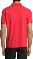 Thumbnail for your product : McQ Logo Polo Shirt with Contrast Tipping, True Red
