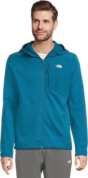 The North Face TNF Performance Fleece Full Zip Hoodie Men's Jacket Dusk Blue : XL, Elastane/Polyester