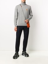Thumbnail for your product : Kenzo Tiger patch turtleneck jumper