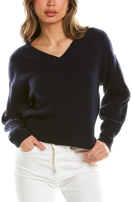 Lea & Viola V-Neck Cashmere Sweater