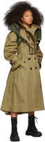 Thumbnail for your product : Sacai Beige Coated Cotton Trench Coat