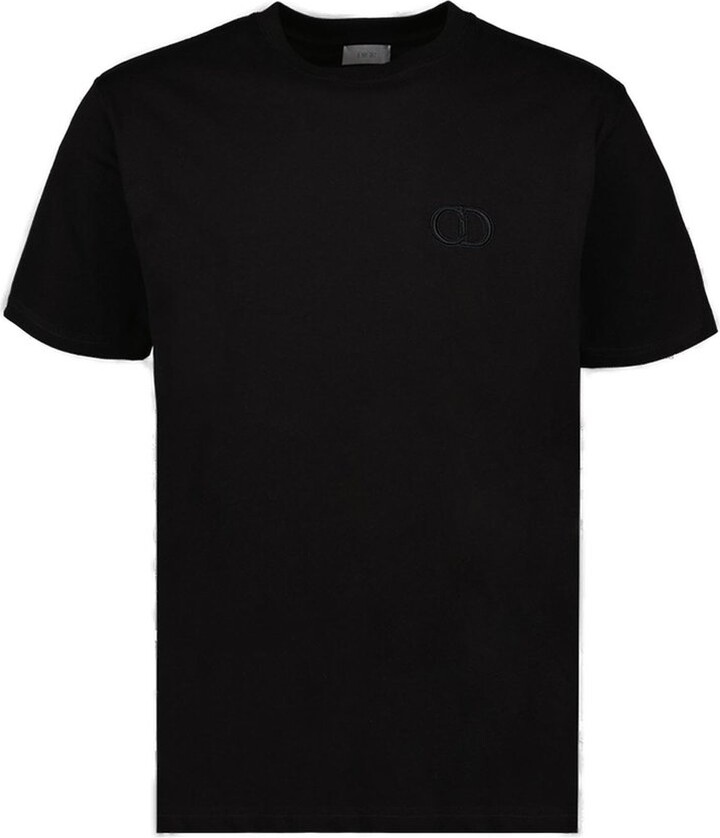 Dior Homme Logo Detailed Crewneck T-Shirt
