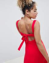 Thumbnail for your product : ASOS Petite DESIGN Petite mini swing sundress with tie back