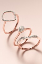 Thumbnail for your product : Monica Vinader Riva Diamond Hoop Ring