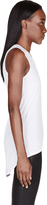 Thumbnail for your product : Helmut Lang Helmut White Kinetic Jersey Tank Top