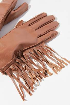 Urban Outfitters Faux Leather Fringed Glove