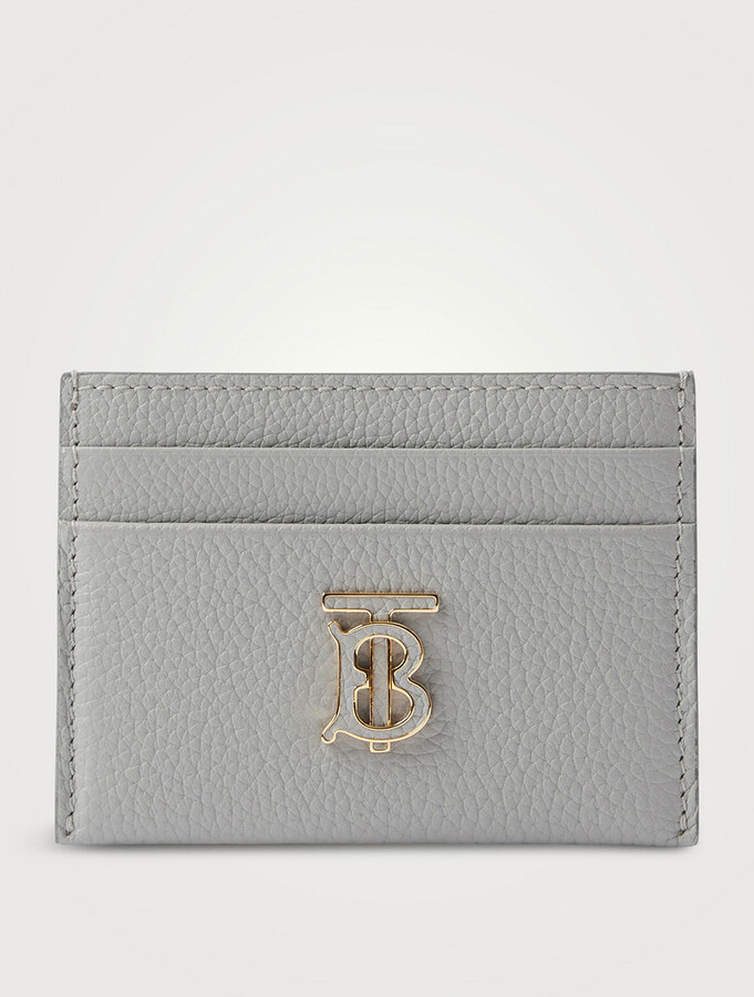 Burberry Leather Tb Card Case - ShopStyle