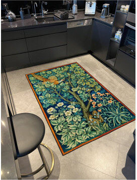 Hokku Designs Abstract Beige Area Rug