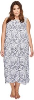Thumbnail for your product : Eileen West Plus Size Paisley Woven Ballet Nightgown